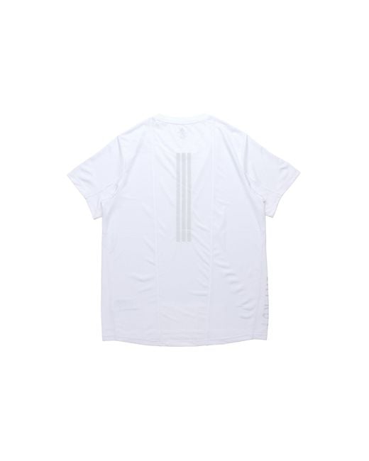 Adidas White Trg Tee H.Rdy Sports Training Short-Sleeve Tee for men