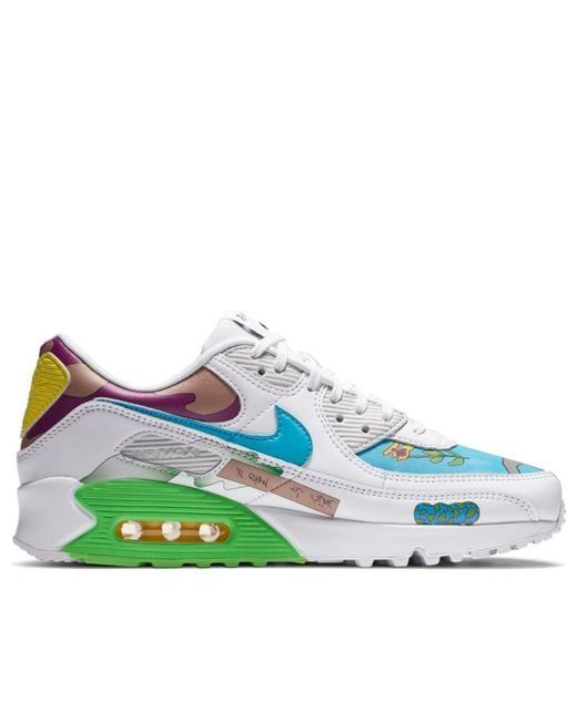 Nike Blue Air Max 90 Flyleather 'Ruohan Wang' for men