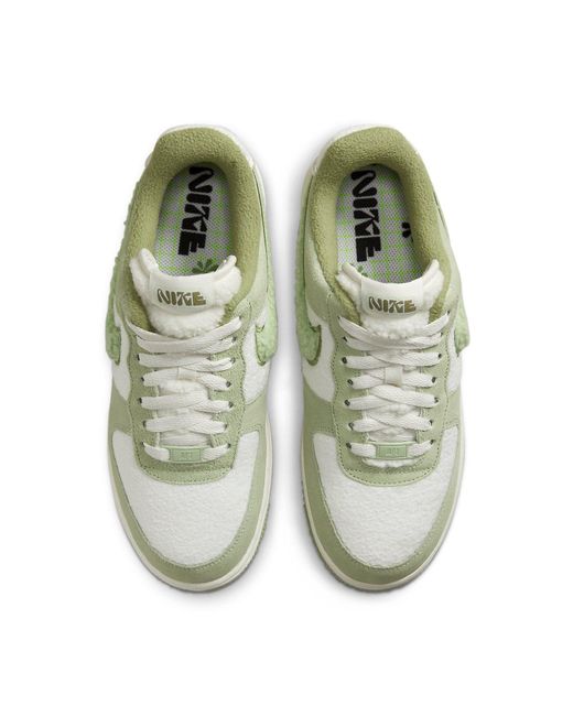 Nike Green (Wmns) Air Force 1 '07 Lx 'Fleece