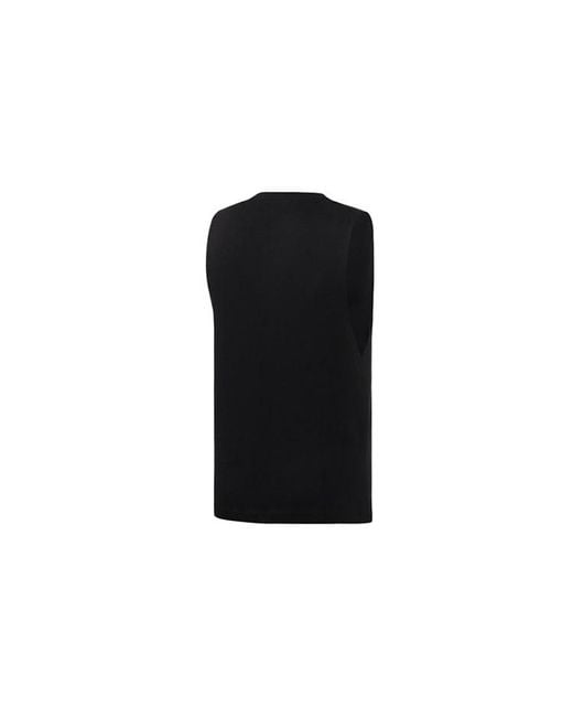 Adidas Black Sports Stylish Round Neck Vest for men