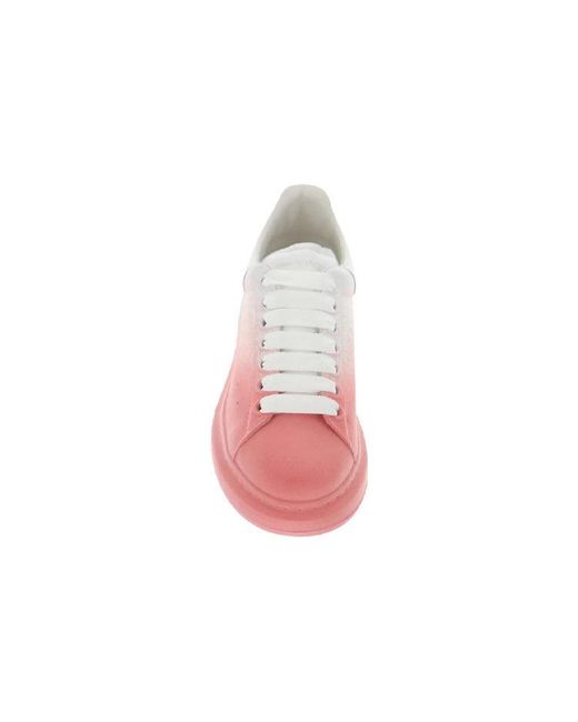 McQueen Pink (Wmns) Oversized Sneaker Velvet Spray'