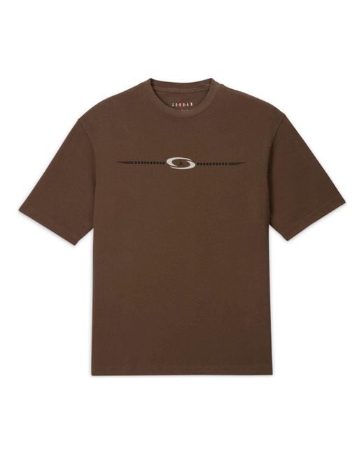 Nike Brown X Travis Scott T-Shirt Asia Sizing 'Palomino' for men