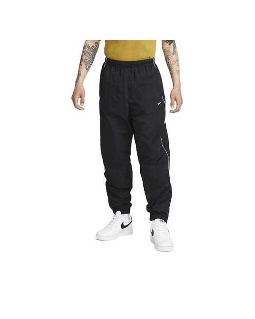 Nike Black Solo Swoosh Track Pants for men