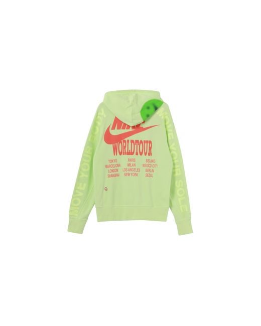 Nike Green Alphabet Printing Sports Pullover for men