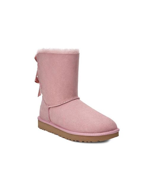Ugg Pink (Wmns) Bailey Bow Ii 2.0 Fleece Lined
