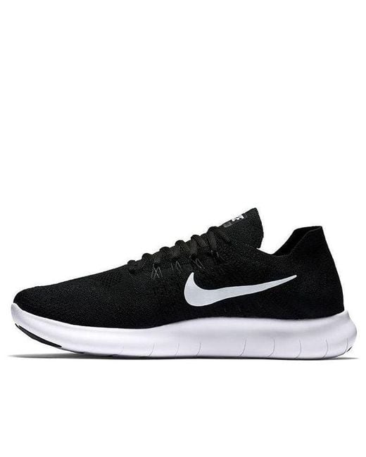 Nike Free Rn Flyknit 2017 in Black for Men | Lyst UK