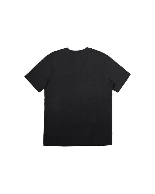 Nike Black Solid Color Pattern Cartoon Printing Training Short Sleeve T-Shirt for men
