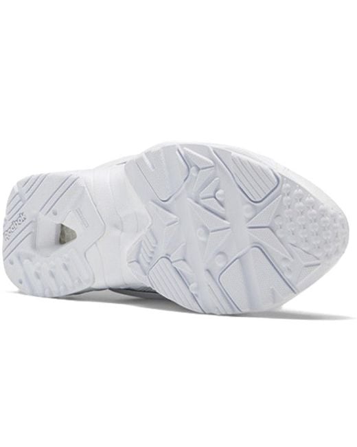 Reebok White Intv 96 Shock Absorption Cozy Classic Athleisure Casual Sports Shoe