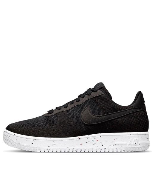 Nike Black Air Force 1 Crater Flyknit for men