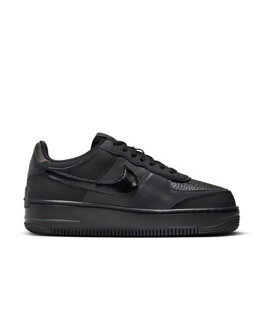Nike Black (Wmns) Air Force 1 Low Shadow 'Triple'