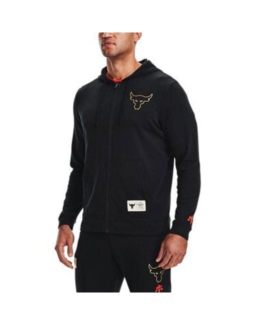 Under Armour Blue Project Rock Leisure Running Training Sports Jacket for men