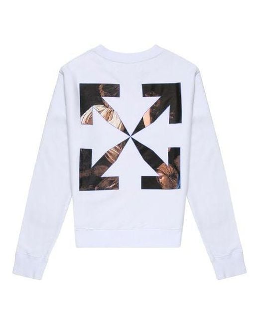 Off-White c/o Virgil Abloh White Fw20 Caravaggio Angel Sweatershirt for men