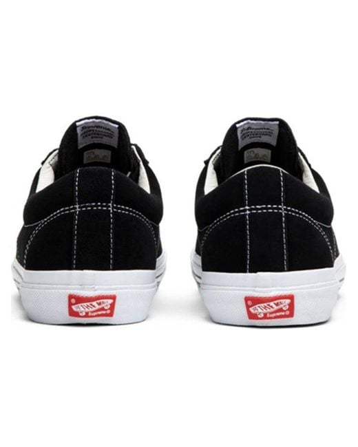 Vans Black Supreme X Sid Pro for men