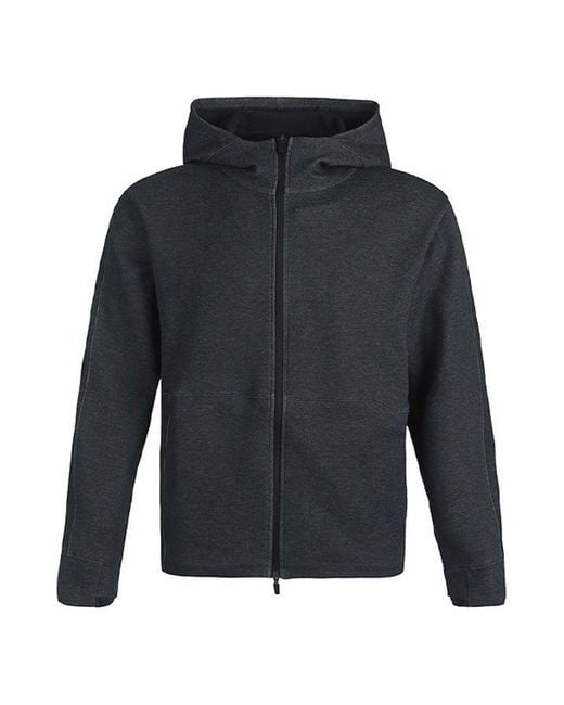Nike Blue Yoga Full Cardigan Training Hooded Jacket for men
