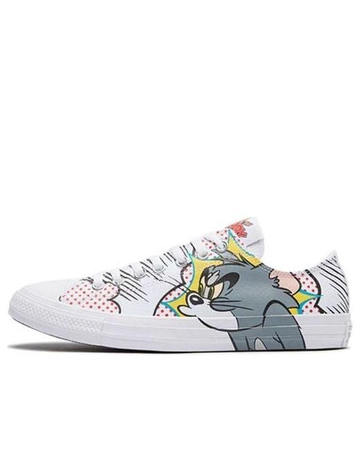 Converse White Tom And Jerry X Chuck Taylor All Star Low 'Carton' for men
