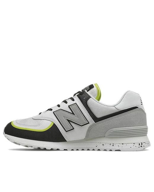 New Balance White 574T Volt' for men
