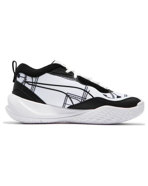 PUMA White Playmaker Pro Courtside for men