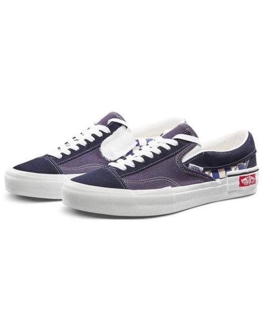 Vans Blue Slip-On Cap 'Checkboard/ for men