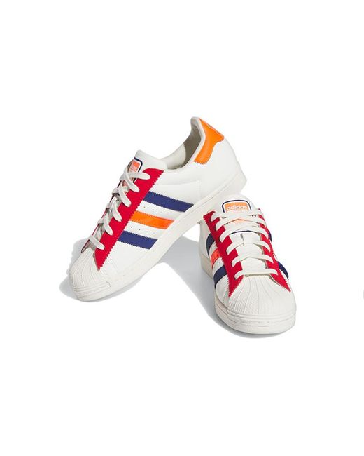 Adidas Blue Originals Superstar 'Off Better Scarlet Solar'