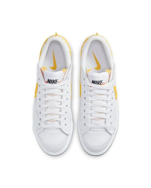 Nike White Blazer Low Jumbo Vivid Sulfur' for men