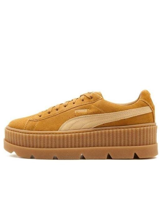 PUMA Brown (Wmns) Fenty X Cleated Creeper 'Golden'