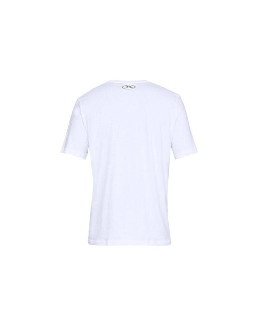 Under Armour White Training Graphics T-Shirt for men