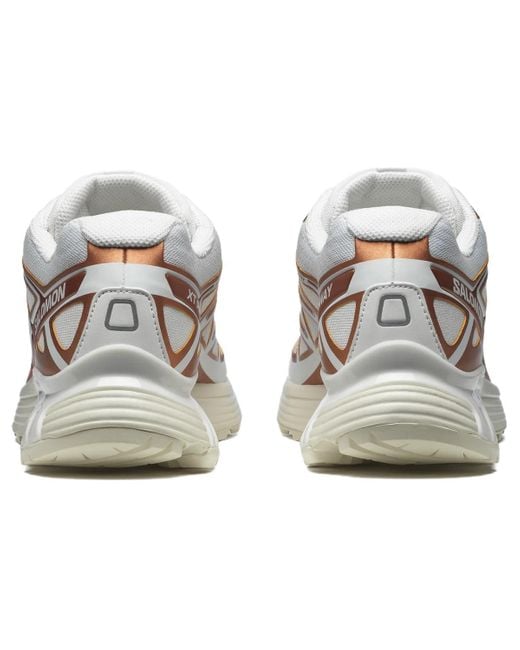Salomon White Xt-Pathway Metallic Sneakers Ftw Copper Almond Milk' for men