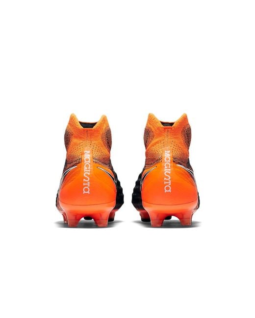 Nike Orange Magista Obra 2 Elite Df Fg Total' for men