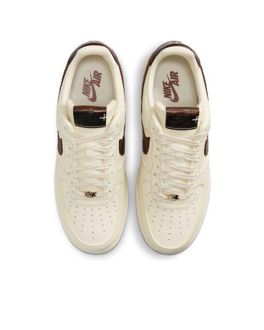 Nike Natural Air Force 1 '07 'Soft Pearl Croc' for men