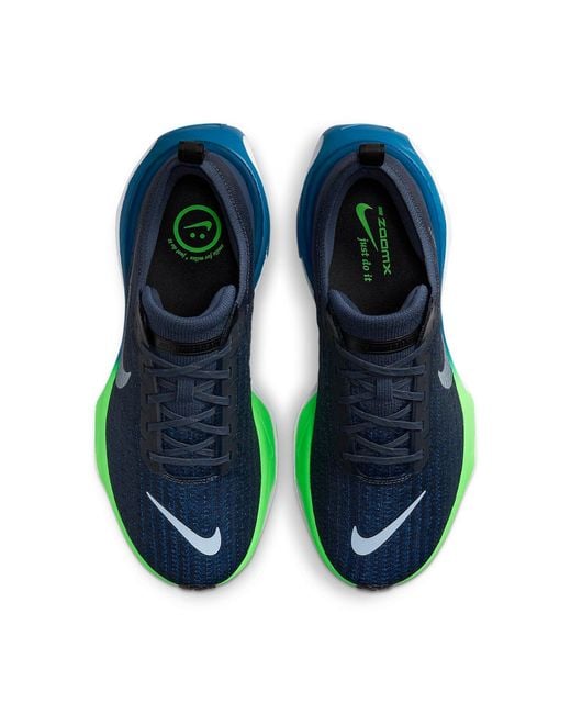 Nike Blue Zoomx Invincible 3 'Thunder' for men
