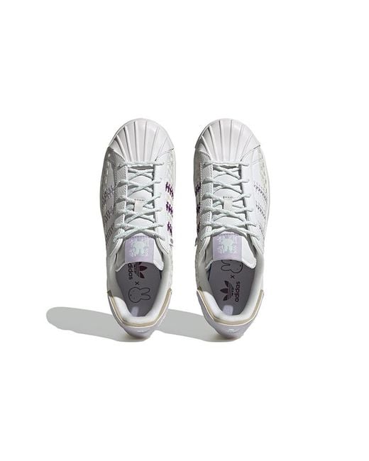 Adidas White (Wmns) X Miffy Superstar Ayoon 'Crystal'