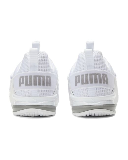 PUMA White Axelion Refresh Sneakers for men