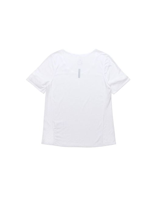 Nike White (Wmns) City Sleek Dri-Fit Quick Dry Running Short Sleeve