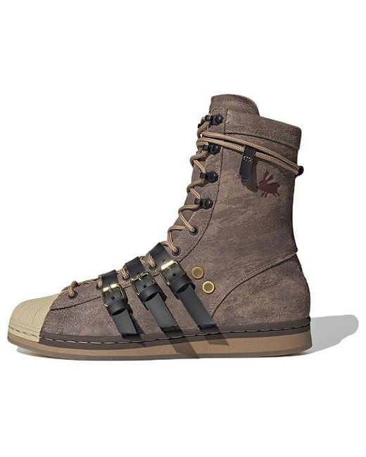 Adidas Brown Originals Superstar X Melting Sadness 'Dark' for men
