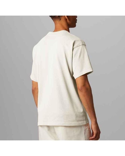 Adidas Originals X Pharrell Williams Crossover Casual Breathable Sports Solid Color Short Sleeve Jade White T-shirt for men