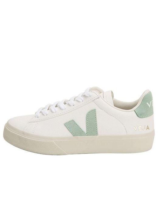Veja White Campo Campo Lace-Up Matcha'