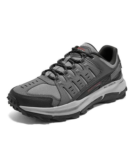 Skechers Black Relaxed Fit Equalizer 5.0 'Charcoal' for men