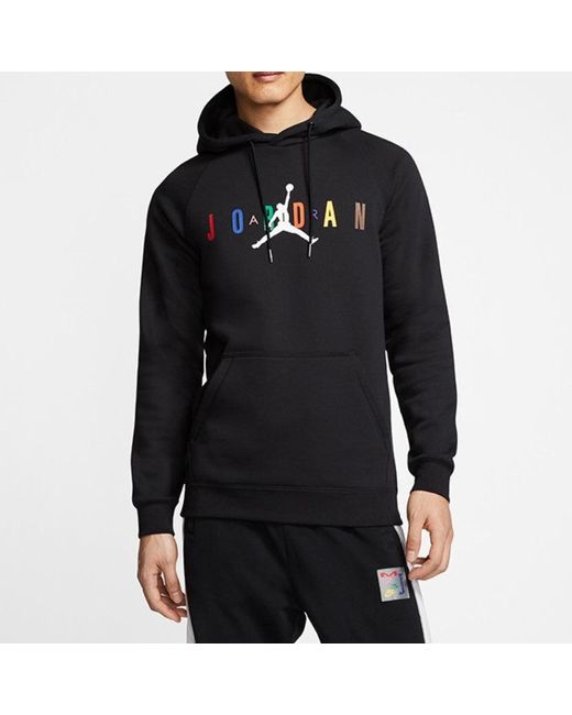 Nike Blue Air Sport Dna Hbr Patch Pattern Fleece Lined Knit Pullover for men