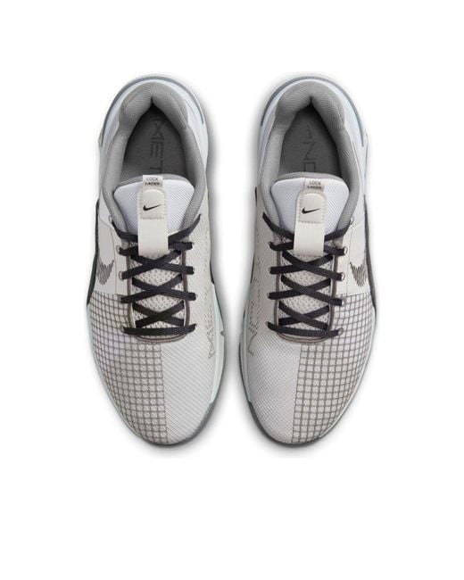 Nike White Metcon 8 'Photon Dust Anthracite' for men