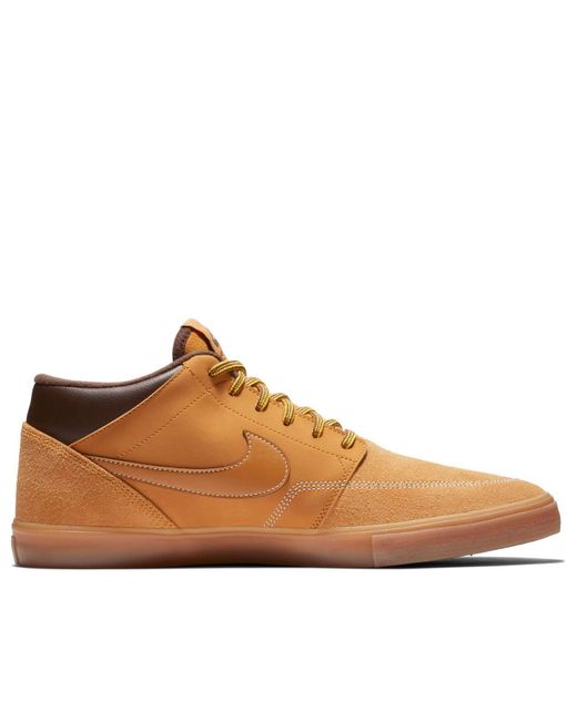 Nike Brown Portmore 2 Solarsoft Mid Sb 'Bronze' for men