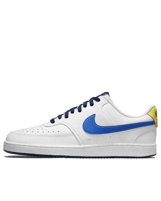 Nike Court Vision Low Hyper Royal Low-top Sneakers White/blue for Men | Lyst