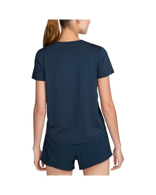 Nike Blue (Wmns) One Classic Dri-Fit T-Shirt Asia Sizing 'Armory'