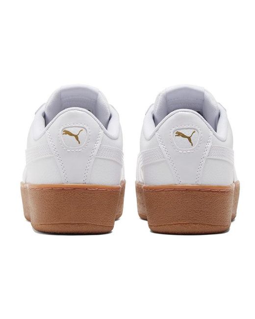 PUMA White (Wmns) Vikky Platform Gs