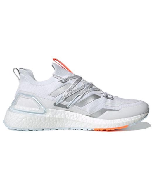 Adidas White Ultraboost 20 Explorer Metallic' for men