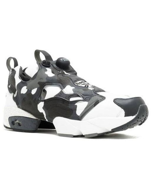 Reebok White X A Bathing Ape X Mita Instapump Fury Camo' for men