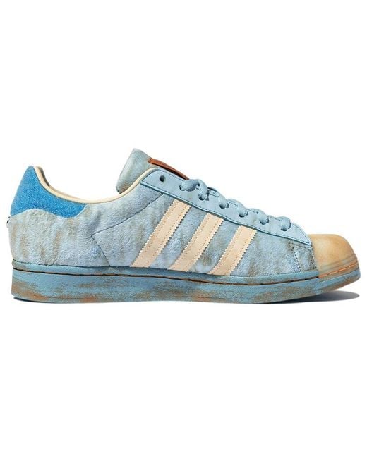 Adidas Blue Melting Sadness X Originals Superstar 2022 Cny Sneakers for men