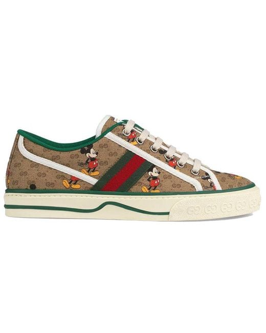 Gucci Brown Disney Tennis 1977 Sneakers It 41