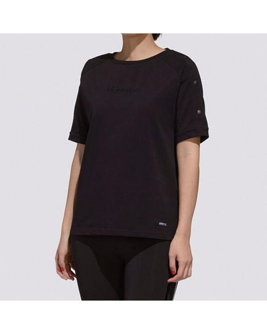 Adidas Blue (Wmns) Neo Ss Tee Sports Short Sleeve