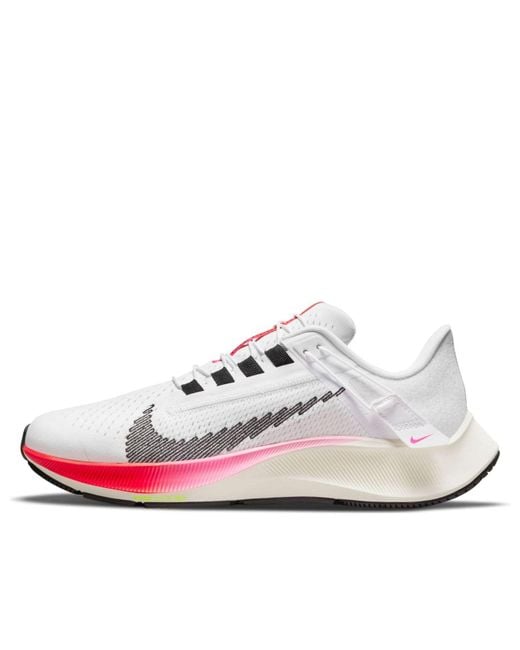 Nike White (Wmns) Air Zoom Pegasus 38 Flyease 'Rawdacious'