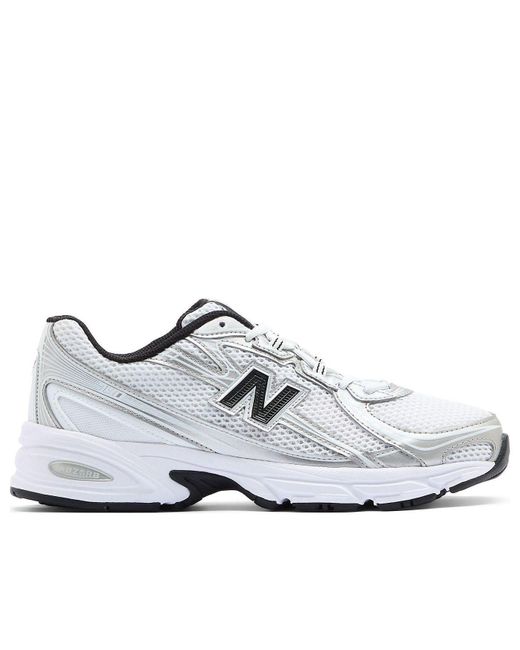 New Balance White 740 Metallic' for men